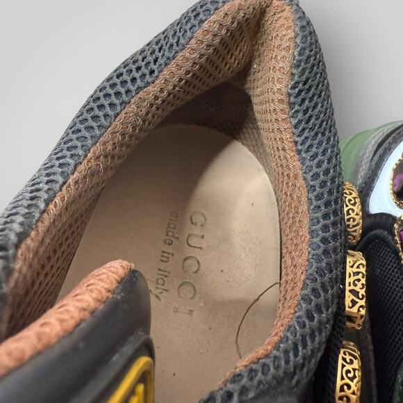 Gucci Flashtrek Leather & Mesh Sneaker men’s UK 8 - Picture 12 of 15